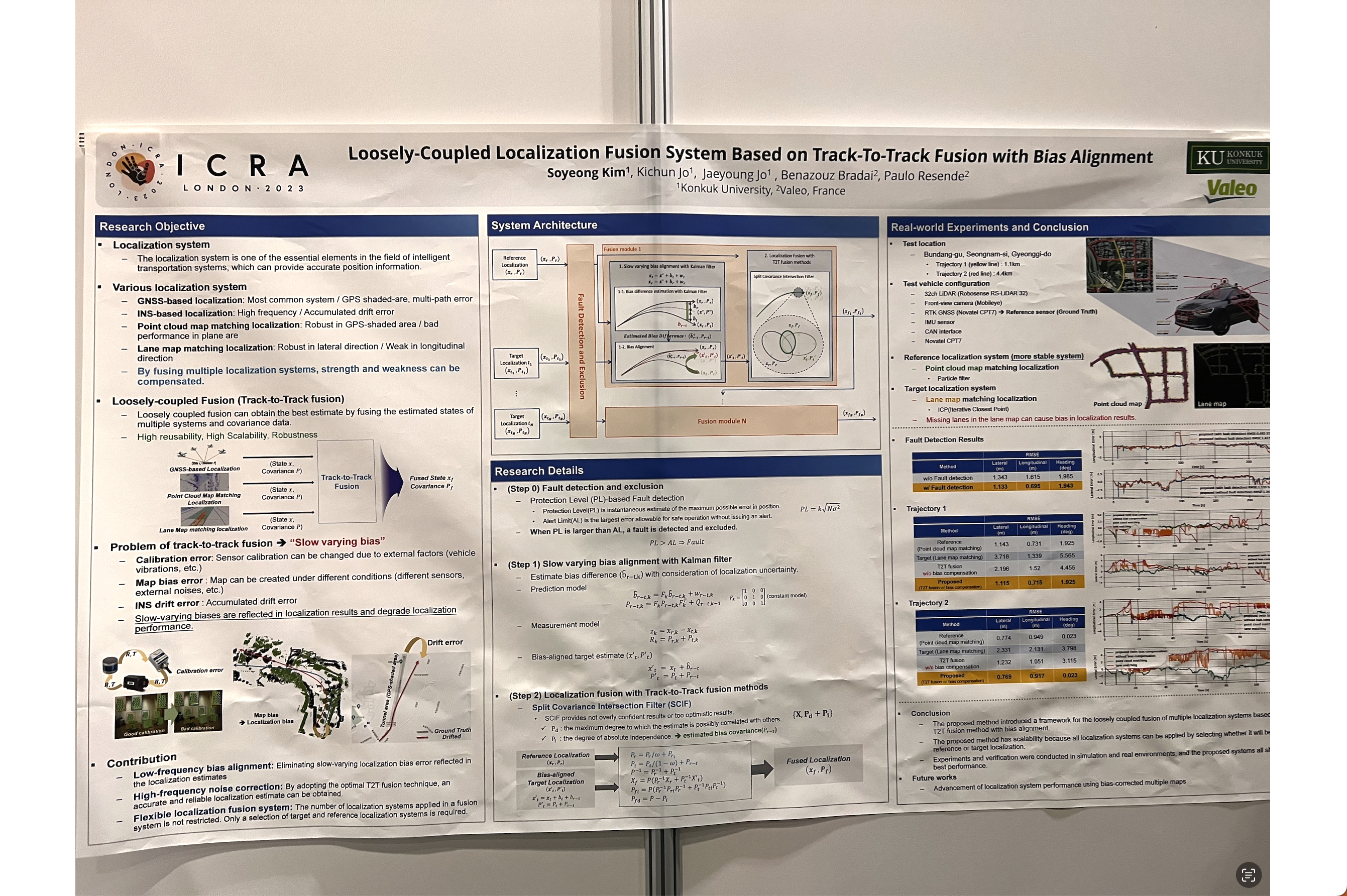 Loosely-Coupled Localization Fusion System Based on Track-To-Track Fusion with Bias Alignment