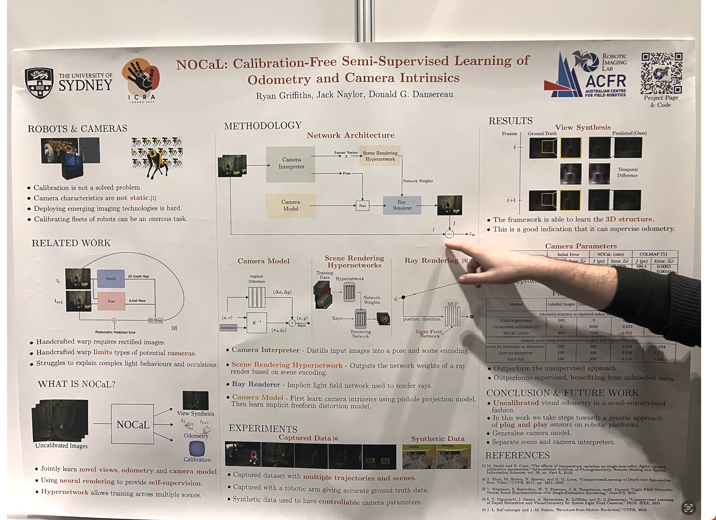 NoCal: Calibration-Free Semi-Supervised Learning of Odometry and Camera Intrinsics
