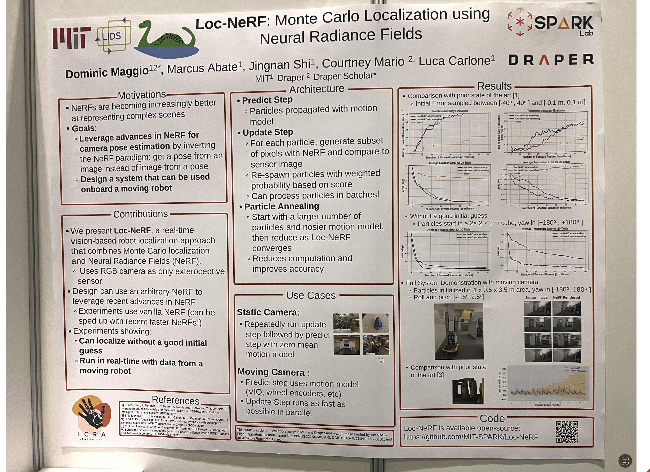 Loc-NeRF: Monte Carlo Localization using Neural Radiance Fields