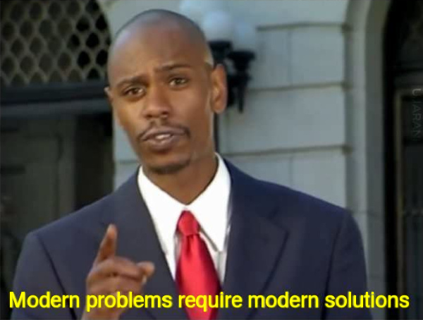 modern problems require modern solution